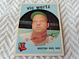 1959  VIC  WERTZ  # 500  TOPPS   RED  SOX  BASEBALL    NM / MINT  OR  BE... - $29.99