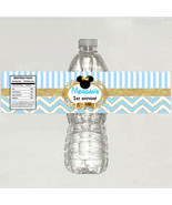  Prince Mickey Mouse Birthday or Baby Shower Water bottle Labels - Digit... - £3.16 GBP