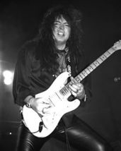 Yngwie Malmsteen 8x10 BW Concert Photograph - $294.14 MXN