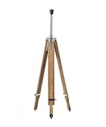 Nauticalmart Timber Tripod Floor Lamp Stand Teak Wood - $1,566.42 MXN