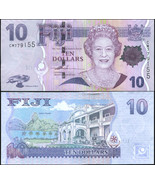 Fiji. Banknote 10 dollars. ND (2007). Unc. Paper. Cat# P.111a - $43.44