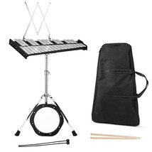 30 Notes Percussion Glockenspiel Bell Kit with Mallets Sticks Stand Gift for Kid - £145.94 GBP