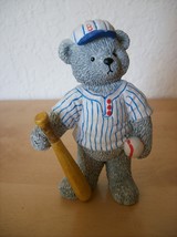 1996 Bronson Collectibles Baseball Player Bear Figurine  - £11.15 GBP