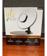 Glo Tech Foldable Travel LED Mirror, 10x Magnification Color Black - $44.73 CAD