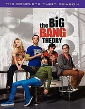 3 DVD The Big Bang Theory Season 3: Galecki Parsons Kaley Cuoco Helberg Nayyar - £4.59 GBP