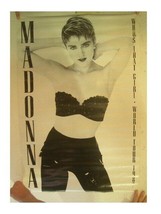 Madonna Poster Who&#39;s That Girl World Tour 1987 Full Body Shot Vintage Shot - £70.81 GBP