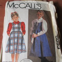 Vintage McCall&#39;s Sewing Pattern, Childs size 7, jumper and long sleeve blouse - $5.27
