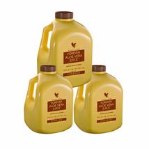 3 Pack Forever Aloe Vera Juice 100% Pure Original Vegan 33.8 fl.oz Exp 2026 - $53.99