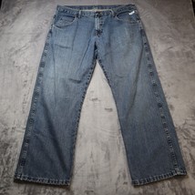 Wrangler Rugged Wear Jeans Mens 38 Blue Denim Casual Outdoors Western Men 38x30 - £22.14 GBP