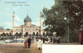 Copenhagen Denmark ~ Concert Hall Tivoli ~ 1900s Postcard - £8.55 GBP