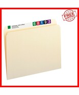 SFI Certified Manila File Folders 100pk - Straight Cut, Letter Size Esse... - $717.02 MXN
