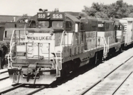 Chicago Milwaukee St. Paul &amp; Pacific Railroad #959 Locomotive Photo Milwaukee Rd - £7.58 GBP