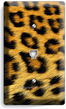 Leopard Animal Skin Print Theme Phone Telephone Wall Plate Cover Room Home Decor - £7.99 GBP