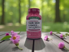 Nature&#39;s Truth Hair Skin &amp; Nails Vitamins 165 Softgels With Biotin Exp 0... - $13.85