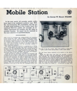 1937 5 Meter Mobile Set Oscillator Wiring Diagram Vintage Schematics DWW12C - €21,60 EUR