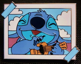 Disney Lilo and Stitch Playing a Ukulele Mystery Stitch Photographs pin - $13.86