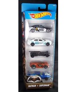 Hot Wheels 5 pack Batman vs Superman diecast 2015 - $8.95