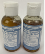 2 x Dr Bronner&#39;s Pure Castile Soap 2oz Baby Mild Concentrated Organic Fa... - $16.43 CAD