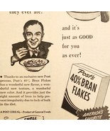1947 Post Bran Flakes Cereal Advertisement Antique Breakfast Food DWNN20 - €17,17 EUR 1947 Post Bran Flakes Cereal Advertisement Antique Breakfast Food DWNN20 - €17,17 EUR