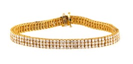 7.2mm Unisex Bracelet 14kt Yellow Gold 431848 - $3,999.00