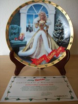 1994 Barbie Enesco Christmas Limited Edition Collector’s Plate - £19.98 GBP
