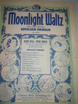  Vintage Moonlight Waltz Left Hand Melody Kathleen Armour 1938  - $2.99