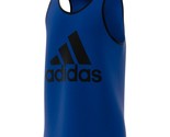 adidas Men&#39;s Badge Of Sport Logo Graphic Tank Royal Blue-Black-Medium - $18.99