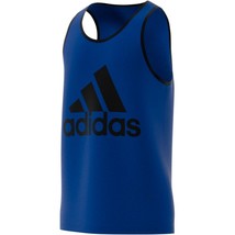 adidas Men&#39;s Badge Of Sport Logo Graphic Tank Royal Blue-Black-Medium - £15.17 GBP