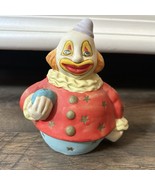 Vintage Clown Ceramic Piggy Bank Stars 5” - $23.17 CAD