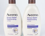 Aveeno Stress Relief Moisturizing Body Lotion w Lavender Oatmeal 12 Oz L... - £20.61 GBP