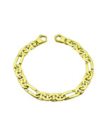 Men&#39;s Solid 14k Yellow Gold Fancy Link Bracelet - £680.04 GBP