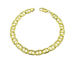 Solid Men&#39;s 14k Yellow Gold Gucci Link Bracelet - $1,160.00