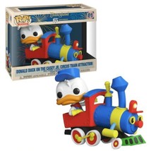 Disneyland 65th Anniversary Donald Duck on Casey Jr. POP! Rides #01 FUNK... - £13.91 GBP