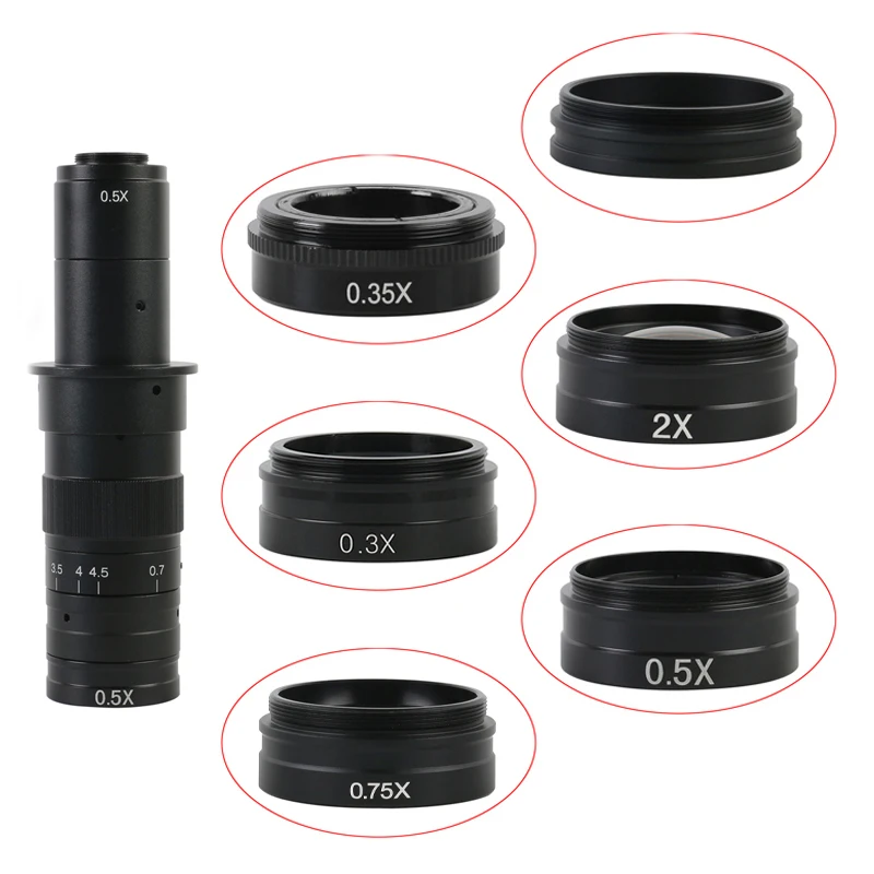 0.3X 0.35X 0.5X 0.75X 2X 1X Barlow Lens 42mm Mounting Thread Microscopio Camera  - £443.42 GBP