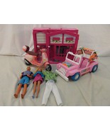 Vintage Barbie and Ken Dolls, House, car, and Accessories Set/bundle use... - £193.99 GBP