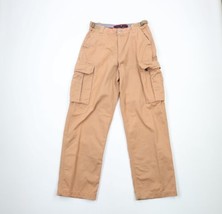 Vtg Tommy Hilfiger Mens 30x32 Faded Military Baggy Loose Wide Leg Cargo Pants - £87.00 GBP