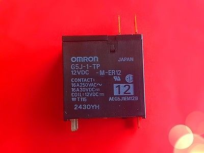 G5J-1-TP, 12VDC Relay, OMRON Brand New!! - $9.00
