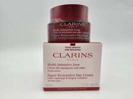 Clarins Super Restorative Day Cream Anti-Aging Moisturizer, 1.7 oz - SEALED - £60.03 GBP