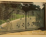 Elvis Presley Postcard Graceland Gates Memphis Tennessee  - $3.46