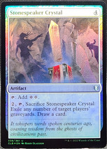 Stonespeaker Crystal #338 Battle for Baldur&#39;s Gate Foil Uncommon *Buy 2 ... - $1.00