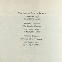 The Life of Andrew Jackson by Marquis James Hardcover 1938 President Biography image 3