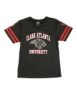 WOMEN&#39;S CLARK ATLANTA FOOTBALL JERSEY TEE HBCU PANTHERS T-SHIRT - $51.97 CAD