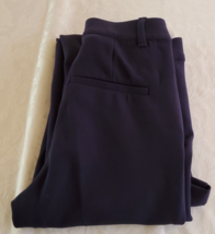 NWT Gap Navy Blue Dress Pants Trousers Size 4 Polyester - $24.74