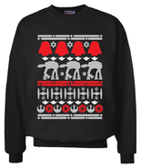 Star Wars Christmas Sweater Sweatshirt Black Ugly Sweater Party - £23.69 GBP