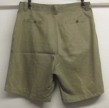 TOMMY BAHAMA RELAX MEN&#39;S (32) OLIVE PLEATED DRESS SHORTS TENCEL/COTTON B... - $18.52