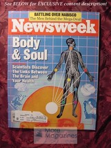 Newsweek November 7 1988 11/7/88 Nov 88 Earth MIND-BODY Health Poison - £5.16 GBP
