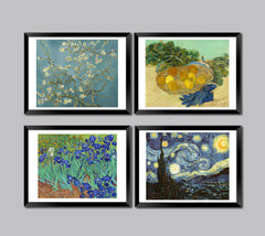 Van Gogh Pattern: Starry Night, Almond Flowers, Skeleton, Still Life Artworks... - £5.00 GBP+