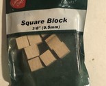 Lara’s Crafts Square Blocks 3/8” 9.5mm 12 pieces - $3.95