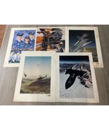 Vintage US Air Force Prints Poster Lot Of 5 USAF Rare  Fine Art Collecti... - €16,25 EUR