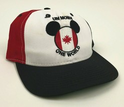 One World Epcot Disney Hat Flag Mouse Ears Snapback Usa Made Goofy&#39;s Canada - £23.42 GBP